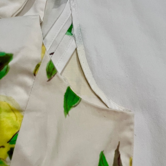 Kate Spade Thalia Peplum Lemon Top 2 - Picture 6 of 7